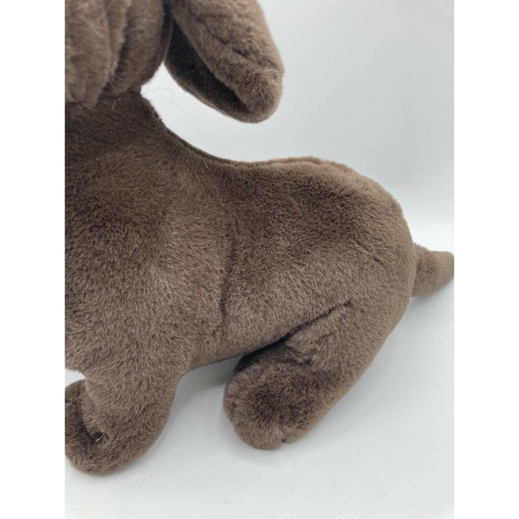 Chocolate Labrador Lab Puppy Plush Stuffed Animal Dan Dee 10" Life Like - Picture 7 of 8